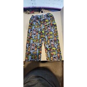 Star Wars Clone Wars Pajama Pants Kids Size 10/12 Boys Sleepwear Obi-Wan Anakin